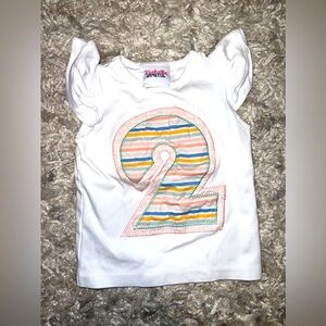 2nd Birthday shirt. Size 24 months